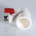 Тройник коллекторный 40x1/2' НР с шаровым краном полипропиленовый PPR