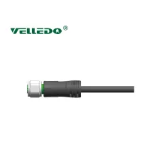Соединитель кабельный M12-F05T-5.0PVC/BK (розетка)