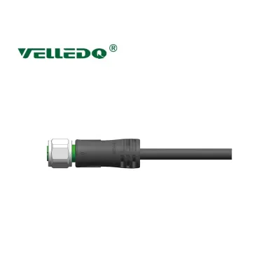 Соединитель кабельный M12-F05T-5.0PVC/BK (розетка)