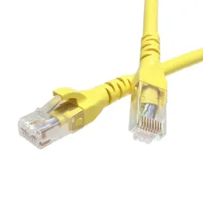 Патч-корд неэкранированный CAT6 U/UTP 4х2 LSZH желтый 2м