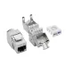 Патч-панель модульная 19'. 1U.CAT6A. 24 порта RJ45. экранированная