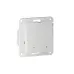 ATLASDESIGN SMART 2-кл. ВЫКЛЮЧАТЕЛЬ с подсв., Zigbee, сх.5, L+N, 10А, мех., БЕЛЫЙ