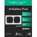 ARTGALLERY PURE 2-постовая РАМКА, МАТОВОЕ ОРГАНИЧЕСКОЕ СТЕКЛО БЕЛЫЙ