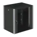 Шкаф телекоммуникационный настенный 19' 6U дверь стекло IP20. 600x350x315mm(ШхГхВ) цвет черный(RAL 9004/RAL7000) Шкаф телекоммуникационный настенный 19' 6U дверь стекло IP20. 600x350x315mm(ШхГхВ) цвет черный(RAL 9004/RAL7000)