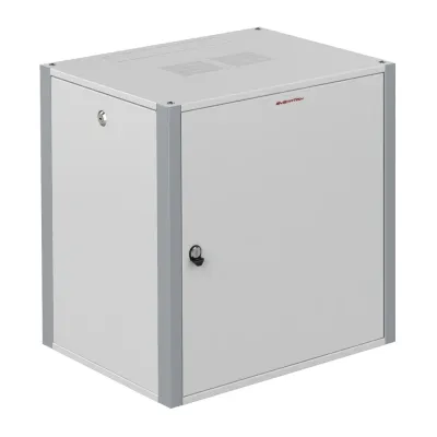 Шкаф телекоммуникационный настенный 19' 22U дверь металл IP20. 600x450x1040mm(ШхГхВ) цвет серый(RAL 7035/RAL7000)