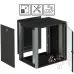 Шкаф телекоммуникационный настенный 19' 18U дверь стекло IP20. 600x600x852mm(ШхГхВ) цвет черный(RAL 9004/RAL7000) Шкаф телекоммуникационный настенный 19' 18U дверь стекло IP20. 600x600x852mm(ШхГхВ) цвет черный(RAL 9004/RAL7000)