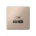 ARTGALLERY USB розетка A + тип-C 45Вт высокоскор.заряд. QC, PD, механизм, песочный ARTGALLERY USB розетка A + тип-C 45Вт высокоскор.заряд. QC, PD, механизм, песочный
