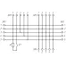 Разветвитель интерфейса RS-485 ПР-6СР IP00