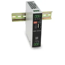 Источник питания AC-DC, 120Вт, вх.85…305В AC,  47…63Гц /80…431В DC, вых.24В/5A (пиковый 10А), рег. вых 24...29В, изол.3000В AC, SEMI47, DC OK, Remote Ctrl, Oring FET, в кожухе на DIN-рейку