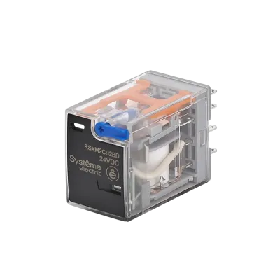 Реле промежуточное 10A 2CO 24VDC тест кнопка LED