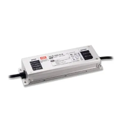 Источник питания AC-DC, 315Вт, стабилизатор тока, IP67, вход 100…305В AC, 47…63Гц, ККМ, выход 1400(500…1400)мА/150…300В, изоляция 3750В AC, в кожухе 246х77х39.5мм, -40…+85°