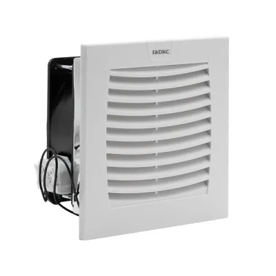 Вентилятор с фильтром ЭМС 100 м3/ч, 400В AC, 152х152 мм, IP54