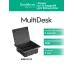 Люк MultiDeS на 12 модулей IP40 для фальшпола с монтажной коробкой тип MDK10