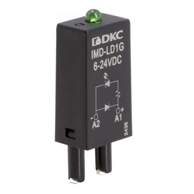 Модуль индикации и защиты, LED зеленый+диод A1+, 6-24V DC