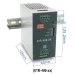 Блок питания AC-DC, 480Вт, ККМ, 3-х ф., вх. 320…600В AC, 47…63450…800В DC, вых.48В10A, (пиковый 40А), рег.  вых 48...55В, изол.3000В AC, в кожухе на DIN-рейку 63х125.2х125мм,-40…+85°