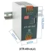 Блок питания AC-DC, 480Вт, ККМ, 3-х ф., вх. 320…600В AC, 47…63450…800В DC, вых.24В20A, (пиковый 40А), рег.  вых 24...29В, изол.3000В AC, в кожухе на DIN-рейку 63х125.2х125мм,-40…+85°