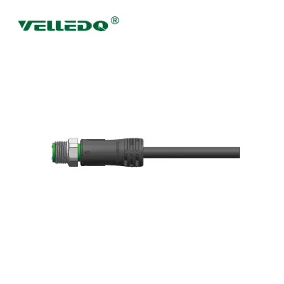 Соединитель кабельный M12-M05T-5.0PVC/BK(вилка)