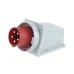 Вилка настенная IP67 125А 3P+E+N 400В