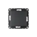 ATLASDESIGN SMART ВЫКЛЮЧАТЕЛЬ 1-клавишный с опциональной нейтралью, Zigbee, сх.1, L(N), 10А, мех., КАРБОН