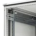 Шкаф напольный разобранный 19'' IT-CQE-N 42U 800x1000 мм, крыша с вырубкой, дверь стекло и двойная сплошная металл, двойные боковые панели, серый RAL7035