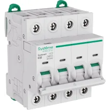 Выключатель автоматический (АВ) C 32A 4P 10kA 400В Systeme9