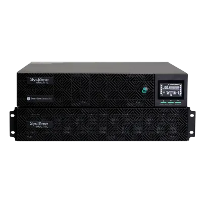 Источник бесперебойного питания Smart-Save Online SRV Systeme Electric 10000 ВA/10000 Вт, 230 В,    1:1, 2U+2U, 16 шт. АКБ, 12В 9А