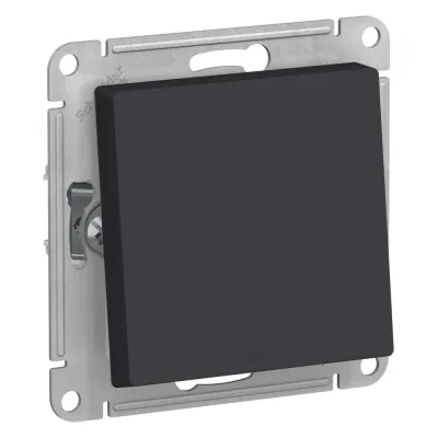 ATLASDESIGN AQUA 1-клавишный ПЕРЕКЛЮЧАТЕЛЬ IP44, сх.6, 10АХ, механизм, КАРБОН