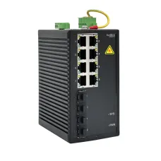 Коммутатор промышленный управляемый Ethernet L2, 8x10/100/1000BaseT, 4x100/1000BaseX SFP