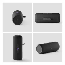 Умная портативная колонка Яндекс Станция Стрит с  Алисой, черная, YNDX-00030BLK