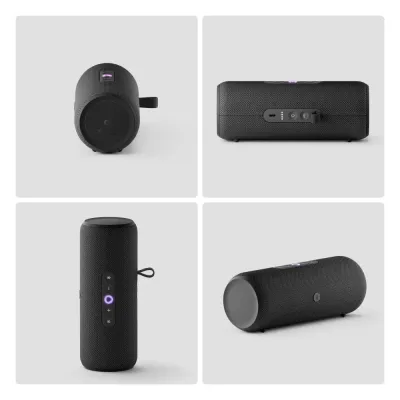 Умная портативная колонка Яндекс Станция Стрит с  Алисой, черная, YNDX-00030BLK