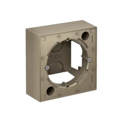 Коробка ATLASDESIGN для наружного монтажа шампань
