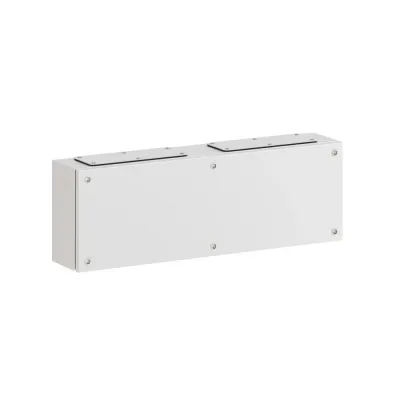 Корпус клеммный металлический SDE ВxШxГ 600x200x120 мм с фланцами, IP66