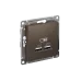 Розетка ATLASDESIGN USB 5В 1 порт x 2,1 А 2 порта х 1,05 А механизм мокко Розетка ATLASDESIGN USB 5В 1 порт x 2,1 А 2 порта х 1,05 А механизм мокко