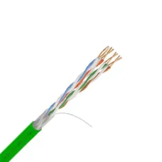 Витая пара U/UTP cat5e 4х2х24AWG CCA PVC IN ЗЕЛЕНЫЙ 305м