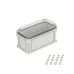 Корпус IP67,300х150х160 (выс.крышки 35),стнк.выбв.флнц.,прозр.крыш.