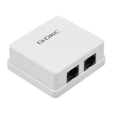 Розетка универсальная  CAT5E Кейстоун (Keystone).2 порта