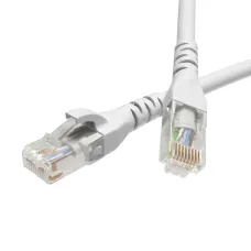 Патч-корд неэкранированный CAT5E U/UTP 4х2 LSZH белый 7м