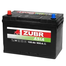 Аккумулятор автомобильный ZUBR Premium Asia 100Ah R+ (нижний борт)