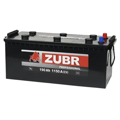 Аккумулятор автомобильный ZUBR Professional 190Ah L+
