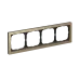 ARTGALLERY PURE 4-постовая РАМКА, МЕТАЛЛ ЛАТУНЬ