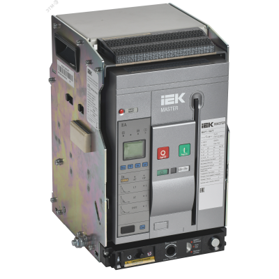 Воздушный автоматический выключатель переменного тока ВА77 выдвижного исполнения 3 полюса типоразмер S 65кА 1000А EA с набором аксессуаров: мот