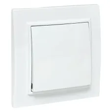 Минск Выключатель 1-клавишный СП,10А, белый EKF Basic