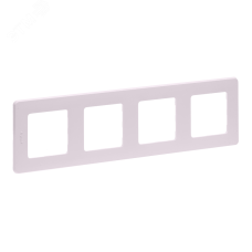 Рамка 4-местная розовый INSPIRIA