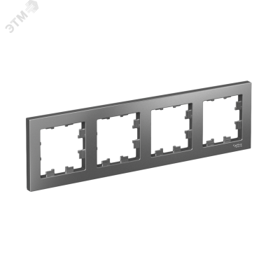 Рамка четырехпостовая ATLASDESIGN универсальная сталь
