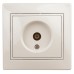 Розетка Intro Plano 1-301-02 TV одиночная, IP20, СУ, слоновая кость Розетка Intro Plano 1-301-02 TV одиночная, IP20, СУ, слоновая кость