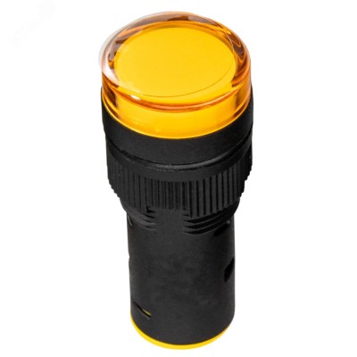 Лампа AD16DS(LED) матрица D16мм желтый 220В DC