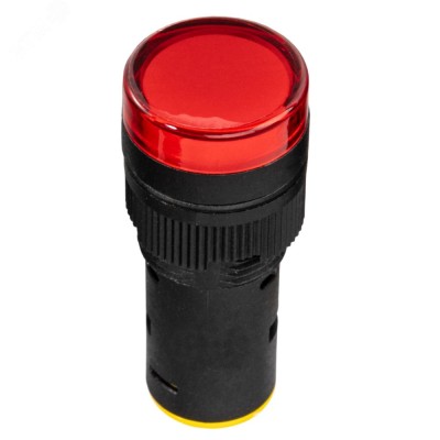 Лампа AD16DS(LED) матрица D16мм красный 24В AC/DC