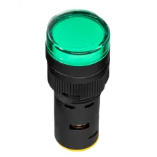 Лампа AD16DS(LED) матрица D16мм зеленый 48В AC/DC