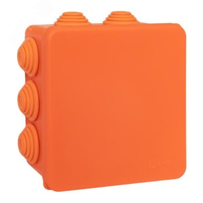 Коробка огнестойкая E45 100х100х50мм с клеммниками 6 полюсов 0,5-6мм2 IP55 HF EKF