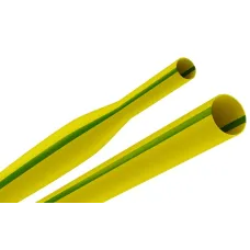 Термоусадочная трубка ЭРА NO-224-490 ТТУ нг-LS 30/15 жёлто-зелёная в отрезках по 1 м. (упаковка 10 штук)